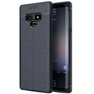 Hybrid Litchi Grain Pu Leather Shockproof Case Cover Voor Samsung Galaxy S8 S9 S8 + S9 + Note 8 9 cover Soft Tpu Telefoon Case