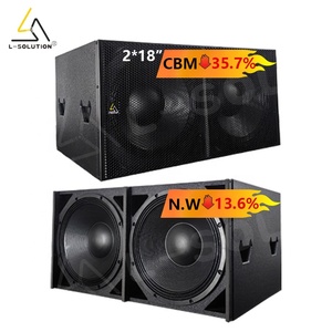 H218 kép 18-inch cao-powered bass loa siêu trầm neodymium nam châm 4ohm Trở kháng bằng gỗ và vỏ kim loại cho dòng mảng Loa - Product Image 4