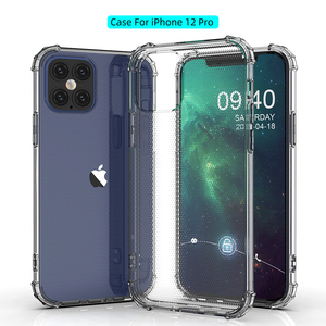 Fundas para teléfono móvil con protección completa 360° transparente, a prueba de golpes, anti-caídas, con protección de lente y airbag 3D para iPhone 12 Pro. - Product Image 1