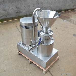 Beurre d'arachide d'amande en acier inoxydable de haute qualité faisant la Machine broyeur colloïdal Tahini moulin colloïdal vertical pour la mayonnaise - Product Image 5