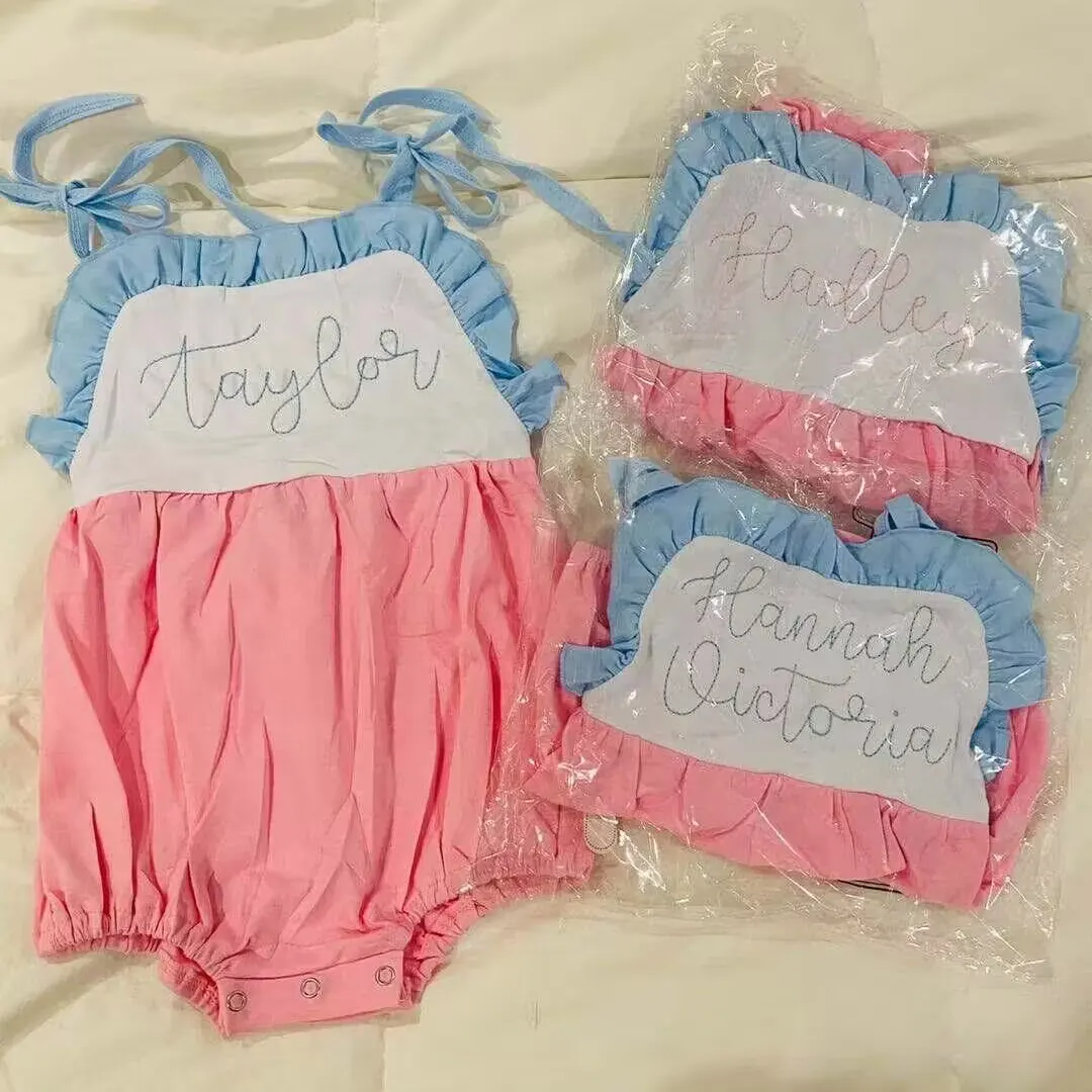 Pelele de verano sin mangas para niñas, ropa de bebé