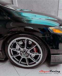 Cerchi Forgiati Personalizzati da 18 19 20 21 22 23 Pollici PCD 5x112 5x114.3 5x120 Cerchi Monoblocco per Auto Nero Lucido/Argento - Product Image 3