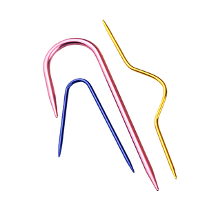 <span class=keywords><strong>Aiguilles</strong></span> <span class=keywords><strong>à</strong></span> torsion en plastique légères - Outils de couture idéaux pour les projets d'artisanat des débutants, faciles <span class=keywords><strong>à</strong></span> manipuler et sûres - Product Image 2