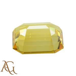 พลอยแซฟไฟร์สีเหลืองธรรมชาติ รูปทรงแปดเหลี่ยม เอเมอรัลด์ทรงสี่เหลี่ยมผืนผ้า เจียระไนเหลี่ยมเพชรพลอย พลอยหลวมสำหรับทำเครื่องประดับ อัญมณีแท้รับรองคุณภาพ ขายส่ง - Product Image 3