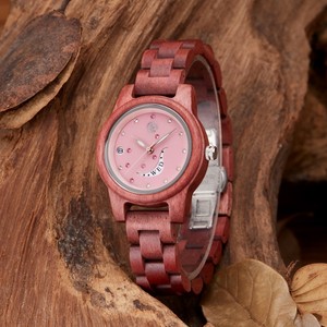 Orologio da Polso da Donna 2026 Nuovo Modello Sette <span class=keywords><strong>Stelle</strong></span> Accompagnano la Luna, in Legno, Leggero, con Calendario, al Quarzo, Quadrante Piccolo Unico per Ragazza - Product Image 5