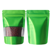 Vente en gros de sachets écologiques en plastique CPP blancs mats pour café thé bonbons noix emballage noir vert vitrine