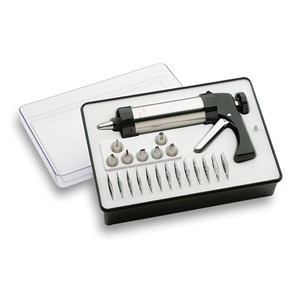 Set di pistole per pasticceria con 18 punte per cuocere e decorare - Product Image 1