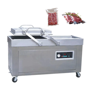เครื่องซีลสูญญากาศแบบสองห้อง รุ่น DZ-500 สำหรับบรรจุภัณฑ์อาหาร ใช้ในเชิงพาณิชย์ 220V/380V อัตโนมัติ ผลิตจากสแตนเลส 304 - Product Image 4