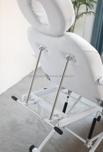 Multifunctional Wooden Tattoo Lash Bed Brown Facial <strong>Chair</strong> Massage Spa Beauty <strong>Folding</strong> Tables Bed with Stool - Product Image 5