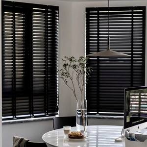 <span class=keywords><strong>Stores</strong></span> vénitiens modernes <span class=keywords><strong>japonais</strong></span> en bois massif pare-soleil occultant pour bureau salon ascenseur électrique horizontal facile intégré maison - Product Image 4