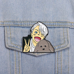 เข็มกลัดโลหะเคลือบรูปหัวกะโหลกหนังสยองขวัญเข็มกลัดโลหะน่ารักเป็นขอ<span class=keywords><strong>ง</strong></span>ขวัญสำหรับเพื่อนผู้หญิ<span class=keywords><strong>ง</strong></span>ขายส่ง - Product Image 1