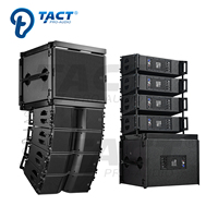Système de sonorisation professionnel à ligne active double 10 pouces avec amplificateurs pour concerts, scènes et événements en extérieur