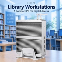 PC Intel Core i5-1135G7 petit format HD VGA OEM ODM pour bornes d'accès public en bibliothèque