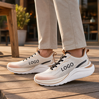 Chaussures décontractées personnalisées de haute qualité pour hommes, baskets respirantes avec empeigne en maille Fly Knit, chaussures de sport absorbant les chocs pour la marche