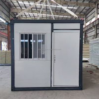 Maison préfabriquée petite maison bureau salle de stockage facile à construire moderne pas cher maison conteneur pliante avec toilettes