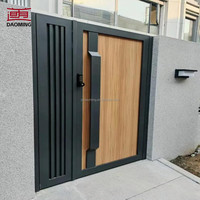 Porte moderne en WPC pour chambre à coucher, design fini imperméable