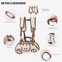 Sac à dos de luxe pour animaux de compagnie (chiens et chats) - Sac de promenade extérieur en polyester Oxford avec ceinture et bouton, grande capacité, écologique