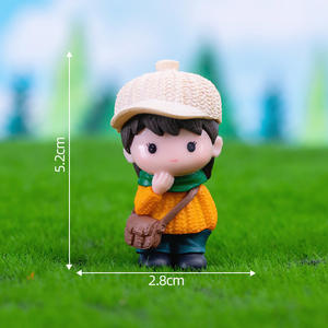 Figurines de couple de micro-paysage urbain Weij, figurines masculines et féminines, accessoires décoratifs, petits objets de décoration pour voiture et bureau - Product Image 6