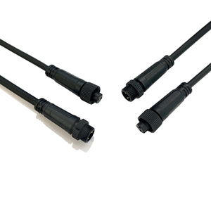 ขั้วต่อสายไฟ M12 แบบสกรู 3 ขา ฉนวนไนลอน ระดับการป้องกันน้ำและฝุ่น IP67 รองรับแรงดันไฟฟ้า 380V กระแสไฟ 10A สำหรับงานไฟฟ้า <span class=keywords><strong>2</strong></span>-5 ขั้ว - Product Image 2