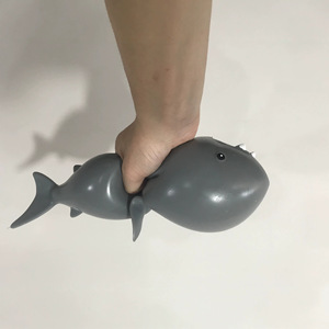 Jumbo-Sized Marine <b>Shark</b> Squeeze <b>Toy</b> Soft TPR Slow Rebound Sensory Fidget <b>for</b> Stress Relief and <b>Kids</b> Creative Playtime - Product Image 5
