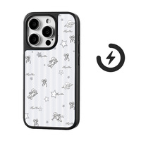 Coque de téléphone magnétique à la mode pour Iphone16 16pro/promax 15 15promax/14Promax/14pro 14/13 13pro 12 11 coque en Fiber de carbone Texture