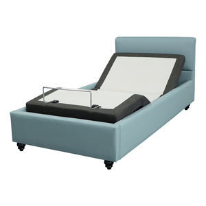<span class=keywords><strong>Base</strong></span> de cama plegable de madera moderna, con colchón, venta al por mayor, suave, tapizado, tamaño King, con cabecero, barato, Marco De Litera de cuero - Product Image 1