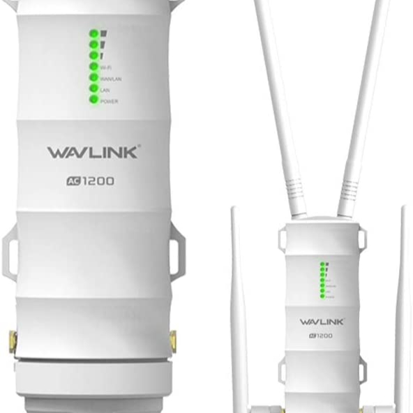 Расширитель Wi-Fi Amazon длинный диапазон крышка Dual Band AC1200 600 Мбит/с на открытом воздухе, водостойкие, 1 км Расстояние POE маршрутизатор