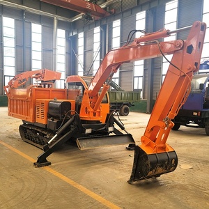 Multifunctionele Bouwmachines Mini Crawler Dumper Met Graver 5 Ton Kleine Rupsband Transporter Dumper Graafmachine - Product Image 6