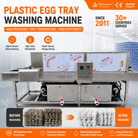 Laveuse industrielle pour équipements d'abattoir |   Machine de nettoyage automatique d'ustensiles pour l'industrie agroalimentaire, pour couteaux à plateau à crochets