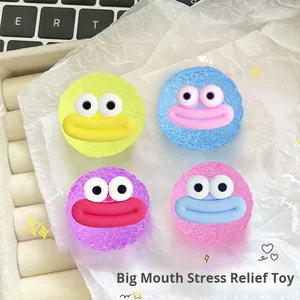 Bola Permen Buatan Tangan untuk Mainan Penghilang Stres, Rebound Lambat, Bulu Pendek, 31-50cm untuk Semua Usia, Gadget Kreatif Kustom - Product Image 3