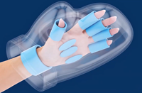 Masseur de main portable à compression d'air avec thérapie thermique, machine de massage électrique pour les doigts avec airbags à double couche