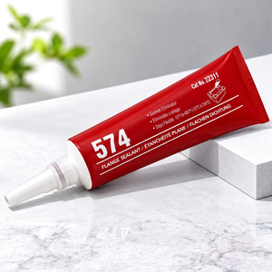 Scellant pour filetages de tuyaux anaérobie 574, adhésif haute viscosité pour raccords en acier inoxydable, plomberie industrielle, 50 ml - Product Image 1