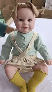 24inch Big Size Cloth Body Real Looking Baby Toddler Doll Suesue Reborn Dolls Silicone Newborn Baby Sunshine Realistic Baby