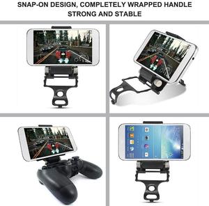 Teléfono Móvil Inteligente sostenedor del Clip montaje de abrazadera ajustable <span class=keywords><strong>soporte</strong></span> para <span class=keywords><strong>Playstation</strong></span> 4 para Ps4 controlador - Product Image 4