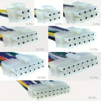 Cable de Alimentación Liangxun LX-087, Convertidor SATA de 4 Pines a 15 Pines, 10A, Cobre, Carcasa de PC, Conexiones de Cableado Automotriz