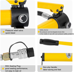 Bomba Hidráulica Manual CP-180, Bomba de Aceite Portátil de Alta Presión para Conectar Cabezales de Crimpado, Cortador de Cables, Unidad Dividida - Product Image 1