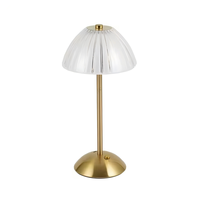 Lámpara de Mesa LED Creativa, Lámparas de Escritorio Inalámbricas, Regalo, Decoración de Boda, Lámpara de Mesa LED de Cristal para Eventos, Inalámbrica
