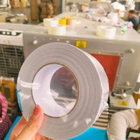 Ruban adhésif en aluminium renforcé de fibre de verre, résistant à l'eau, de qualité industrielle, couleur argent
