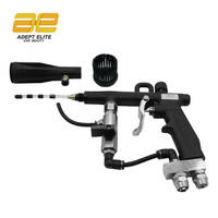 Pistolet de nettoyage d'air rotatif à double tube, haute performance, 5-7,5 CFM, pression réglable, brosse de 40 mm, design compact, pour moteur automobile