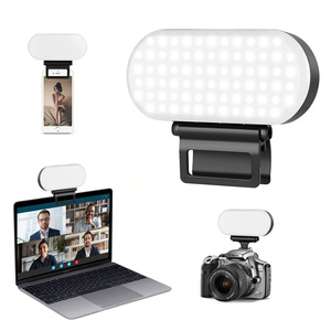 Anillo de <span class=keywords><strong>Luz</strong></span> LED para Selfies con Clip para Teléfono Móvil, Cámara USB Recargable Portátil 2024, Fotografía y Video - Product Image 6