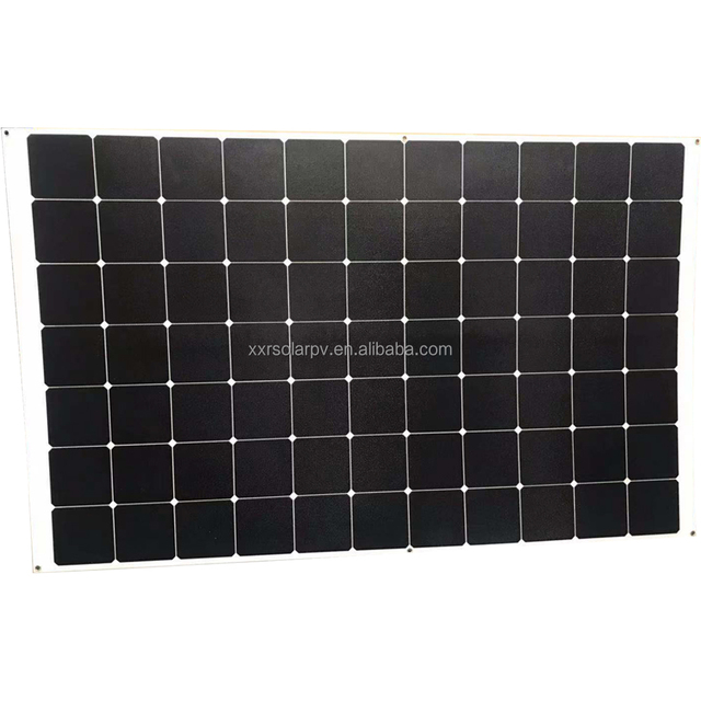 Sunpower Mono ETFE Flexible Solar Panel 265W 300W Customizable for Rooftop Balcony RV Marine for Curved Surface Installation