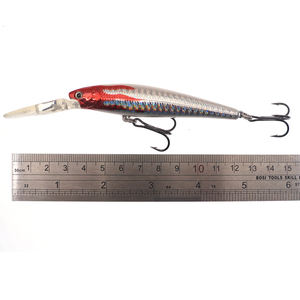 เหยื่อตก<span class=keywords><strong>ปลา</strong></span>เลเซอร์แข็งสีแดงเหยื่อล่อปลาจากประเทศจีนผลิตจาก101DD 10ซม. 15กรัมถุง OPP พลาสติก ABS ขนาด100ชิ้น - Product Image 2