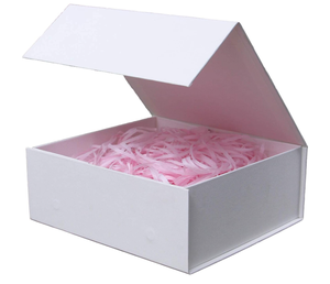 शादी के लिए सफेद चुंबकीय बंद उपहार बक्से दुल्हन दुल्हन के लिए उपहार बॉक्स - Product Image 6