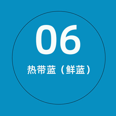 Bleu tropical (bleu vif) 06