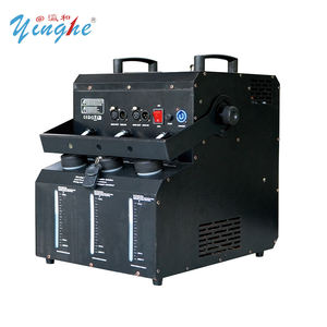 Machine à bulles noire LED RGBW 2 voies 1500W avec télécommande pour mariages - Product Image 3