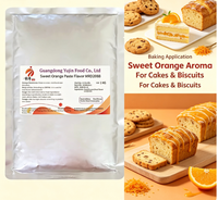 Pâte aromatisante à l'orange douce soluble dans l'eau, qualité alimentaire, pour garnitures, pâtisseries et confiseries