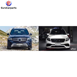 ערכת גוף חדשה עבור מרקדס-בנץ בכיתה x166 gls450 2015-2019 שדרוג גלס63 מכוניות Bumpers grille חלקי כוונון אוטומטי חלקי - Product Image 5