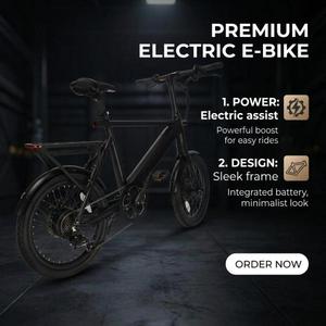Bicicleta Eléctrica MONO F de Alta Calidad - Verificada por Naicisports, Cuadro de Magnesio 20, 7 Velocidades, 48V 15Ah Lit - Product Image 1