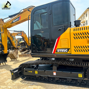 เครื่องขุดดินสำหรับงานระบายน้ำ SY95c ปล่อยเสียงรบกวนต่ำทำงานสะดวกสบายชั่วโมงต่ำ - Product Image 1