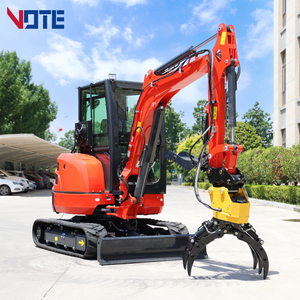 Voto Mini escavatori 3Ton EPA Kubota motore Mini scavatore fattoria piccolo escavatore 1Ton 2 tonnellate macchina prezzi Mini escavatore uso domestico - Product Image 4